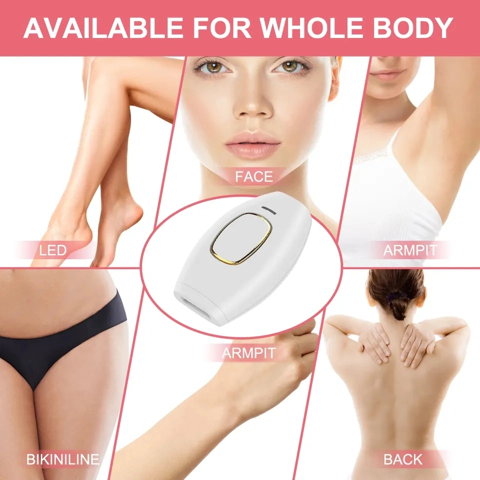 Home Use Beauty Hair Remove Appliance Facial Body Laser IPL Hair Removal Device for Women